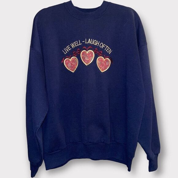 Vintage “Live Well • Laugh Often” Crewneck - Picture 5 of 5